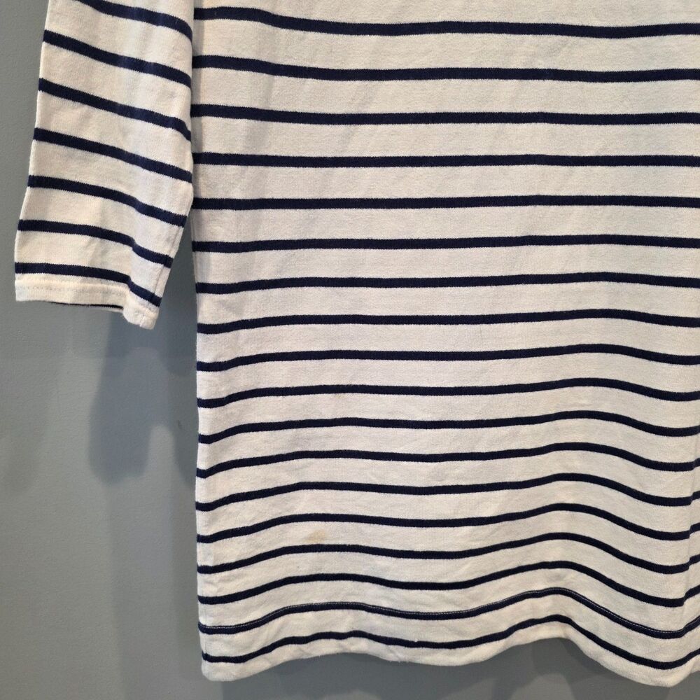 Vineyard Vines Striped Cotton Dress. M. Fisherman Nautical Coastal Scandi Preppy - Picture 9 of 10
